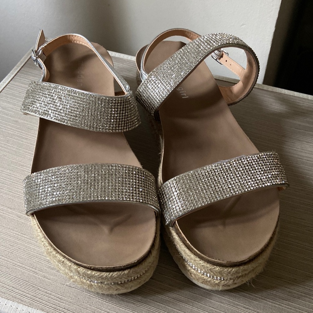 Madden Girl Shoes Madden Girl Glitter Shoes Platforms size 81/2